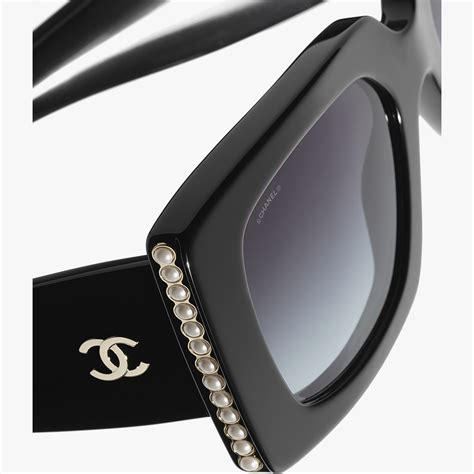 chanel rimless sunglasses|chanel sunglasses pearl on side.